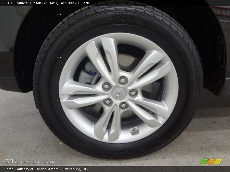 Ash Black / Black 2010 Hyundai Tucson GLS AWD