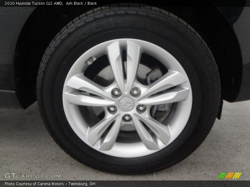 Ash Black / Black 2010 Hyundai Tucson GLS AWD