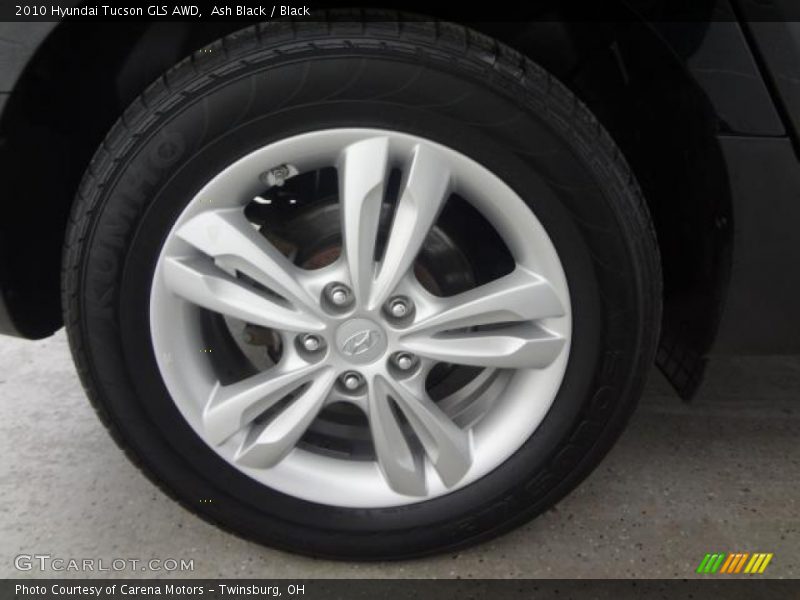 Ash Black / Black 2010 Hyundai Tucson GLS AWD