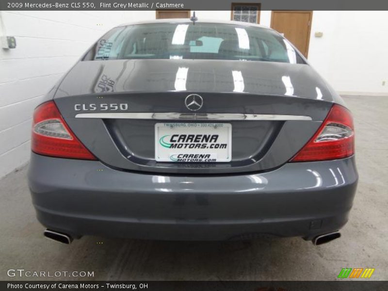 Flint Grey Metallic / Cashmere 2009 Mercedes-Benz CLS 550