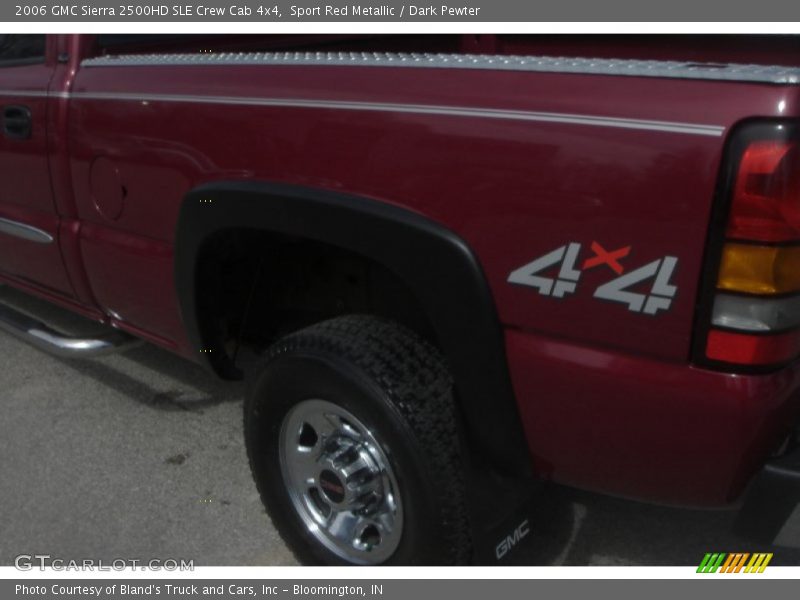 Sport Red Metallic / Dark Pewter 2006 GMC Sierra 2500HD SLE Crew Cab 4x4