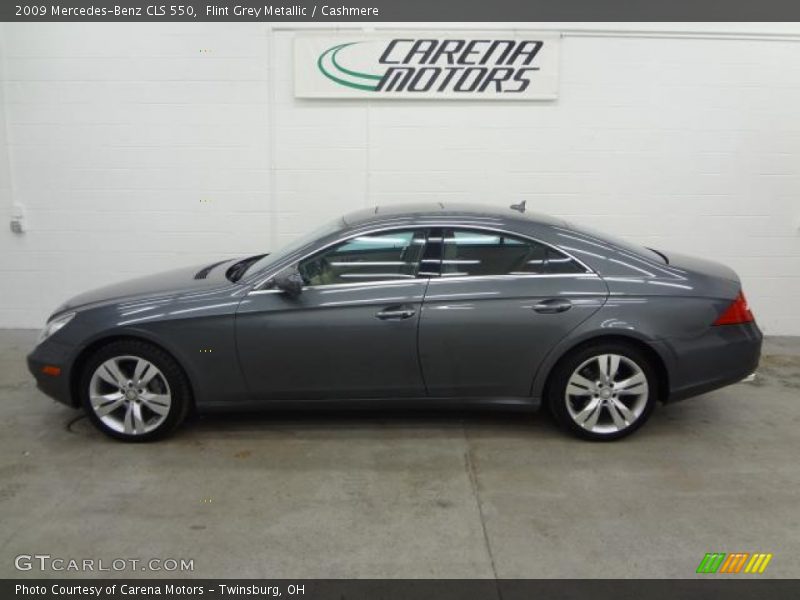 Flint Grey Metallic / Cashmere 2009 Mercedes-Benz CLS 550