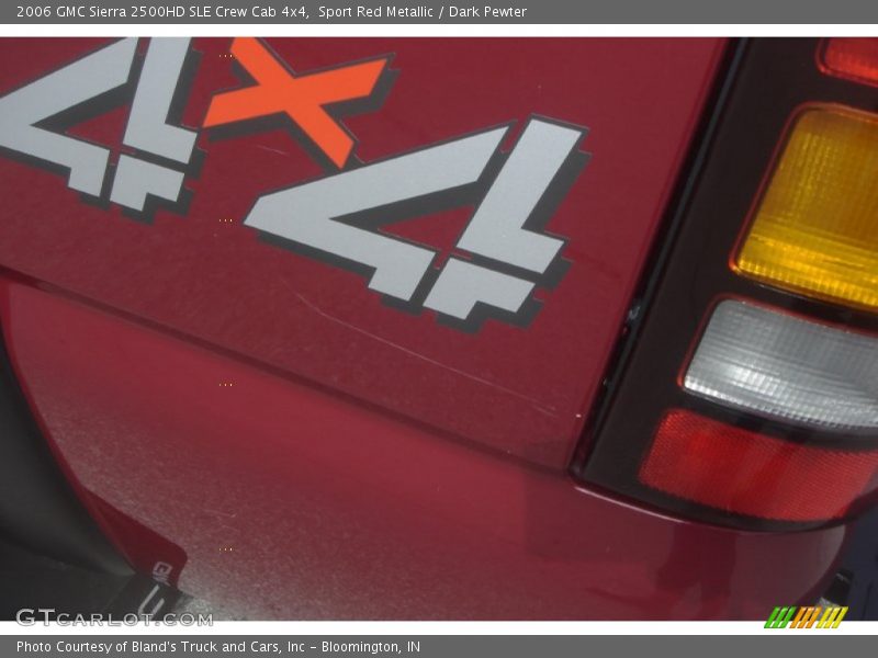 Sport Red Metallic / Dark Pewter 2006 GMC Sierra 2500HD SLE Crew Cab 4x4