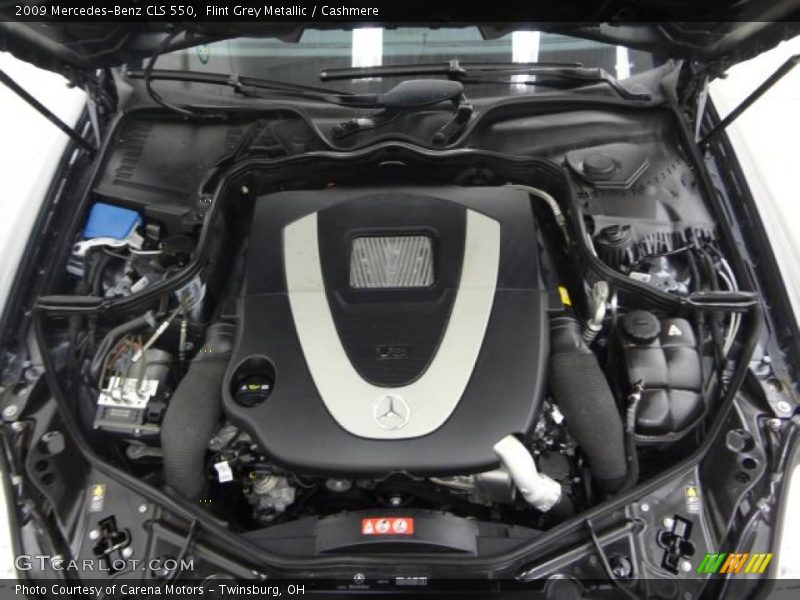 Flint Grey Metallic / Cashmere 2009 Mercedes-Benz CLS 550