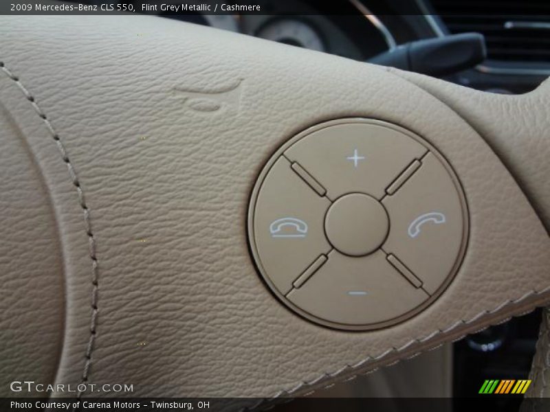 Flint Grey Metallic / Cashmere 2009 Mercedes-Benz CLS 550