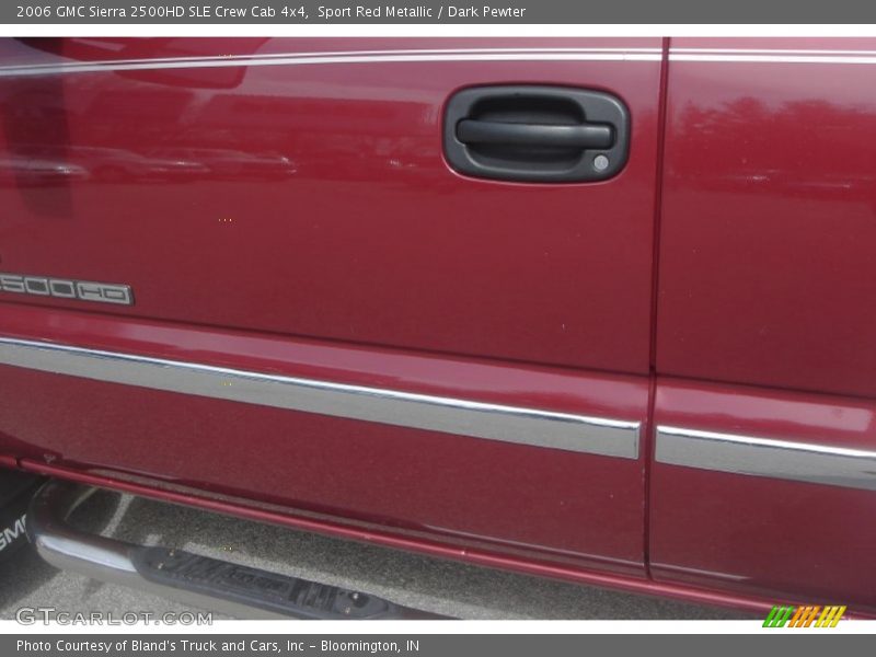 Sport Red Metallic / Dark Pewter 2006 GMC Sierra 2500HD SLE Crew Cab 4x4