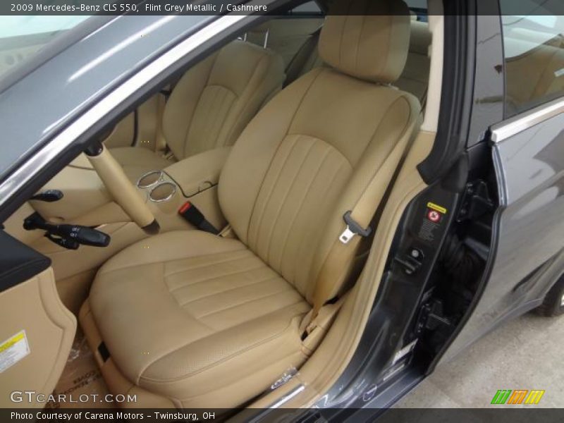 Flint Grey Metallic / Cashmere 2009 Mercedes-Benz CLS 550