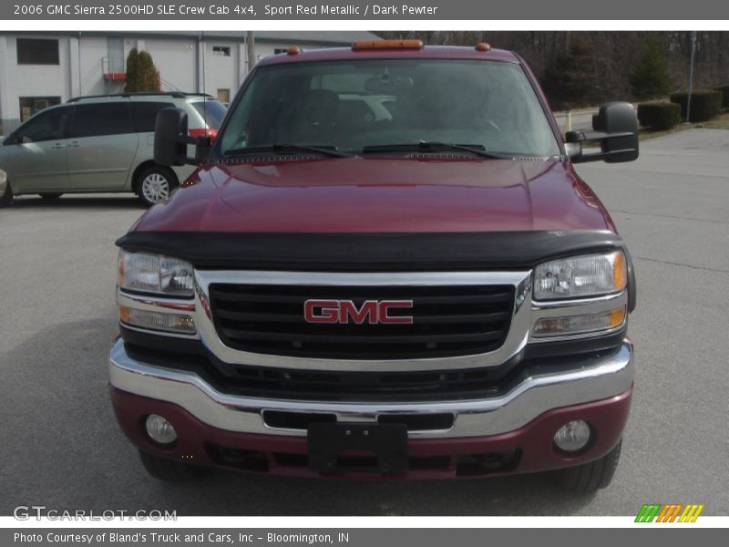 Sport Red Metallic / Dark Pewter 2006 GMC Sierra 2500HD SLE Crew Cab 4x4