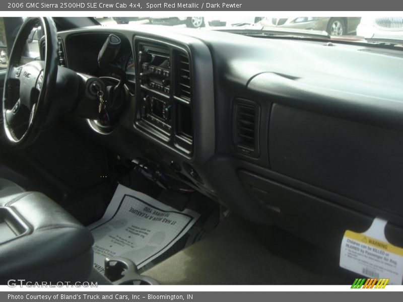 Sport Red Metallic / Dark Pewter 2006 GMC Sierra 2500HD SLE Crew Cab 4x4