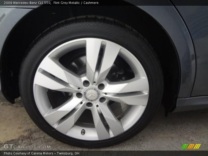 Flint Grey Metallic / Cashmere 2009 Mercedes-Benz CLS 550
