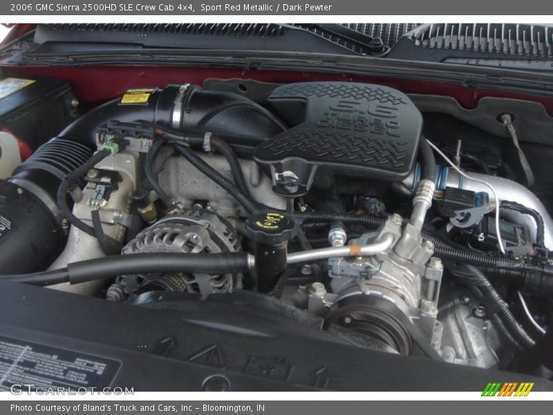 Sport Red Metallic / Dark Pewter 2006 GMC Sierra 2500HD SLE Crew Cab 4x4