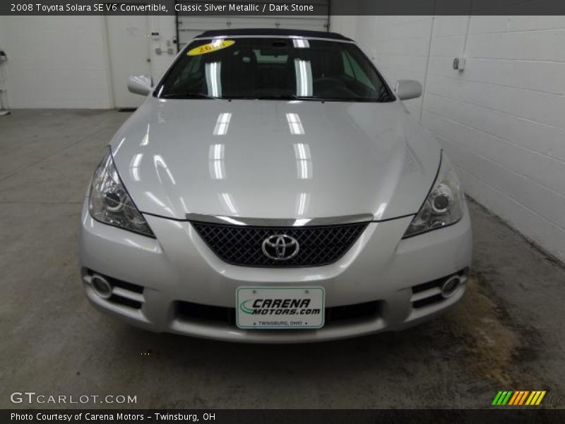 Classic Silver Metallic / Dark Stone 2008 Toyota Solara SE V6 Convertible