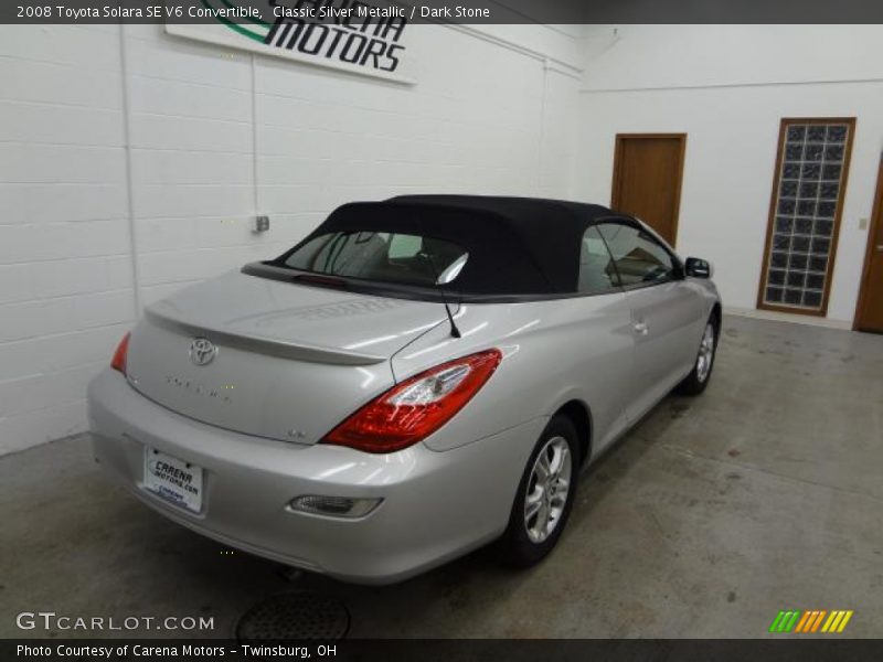 Classic Silver Metallic / Dark Stone 2008 Toyota Solara SE V6 Convertible