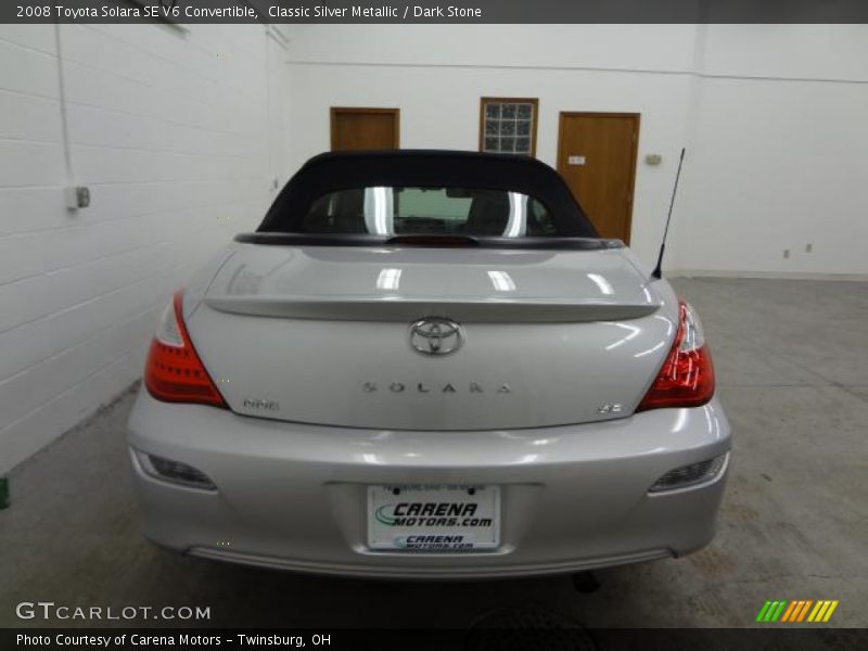 Classic Silver Metallic / Dark Stone 2008 Toyota Solara SE V6 Convertible