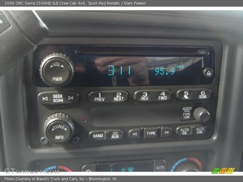 Sport Red Metallic / Dark Pewter 2006 GMC Sierra 2500HD SLE Crew Cab 4x4