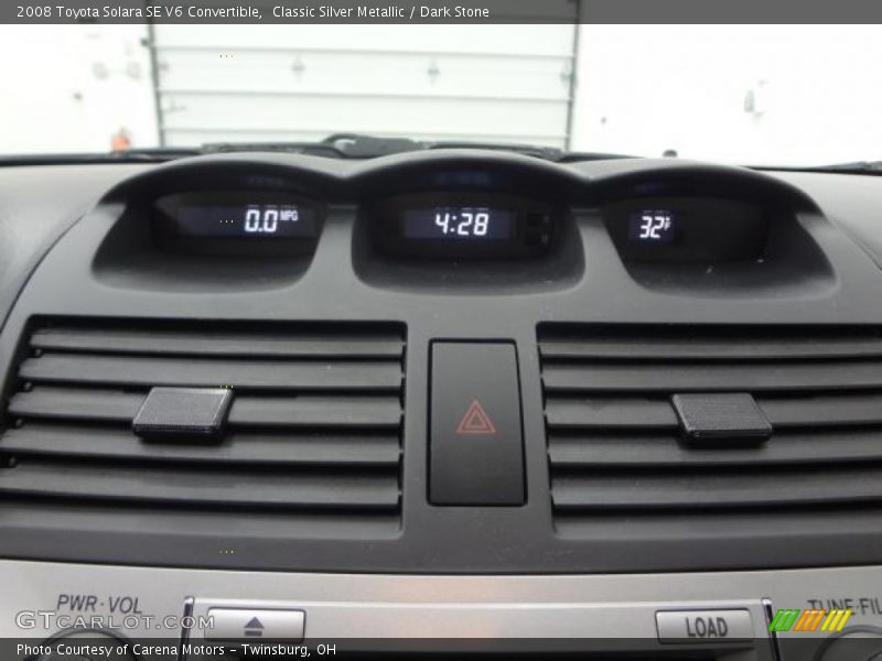 Classic Silver Metallic / Dark Stone 2008 Toyota Solara SE V6 Convertible