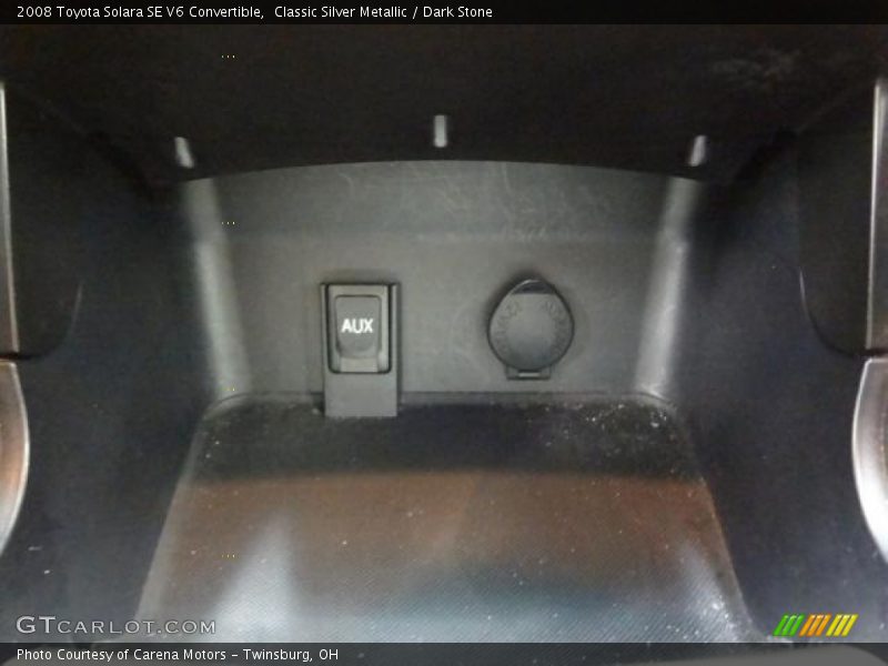 Classic Silver Metallic / Dark Stone 2008 Toyota Solara SE V6 Convertible