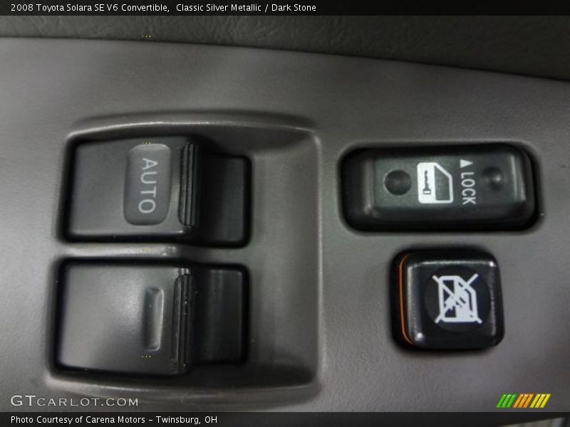 Classic Silver Metallic / Dark Stone 2008 Toyota Solara SE V6 Convertible