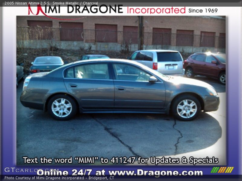 Smoke Metallic / Charcoal 2005 Nissan Altima 2.5 S