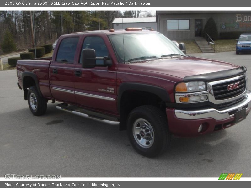 Sport Red Metallic / Dark Pewter 2006 GMC Sierra 2500HD SLE Crew Cab 4x4
