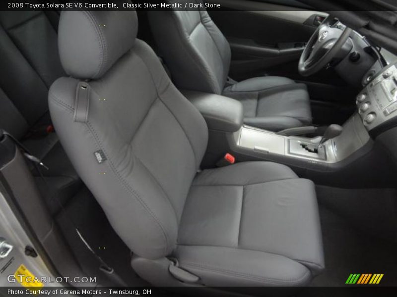 Classic Silver Metallic / Dark Stone 2008 Toyota Solara SE V6 Convertible