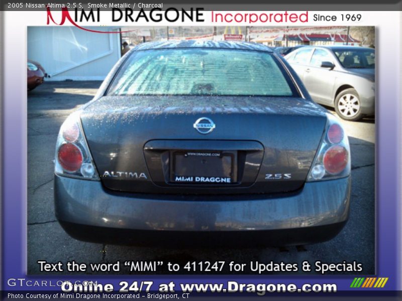Smoke Metallic / Charcoal 2005 Nissan Altima 2.5 S