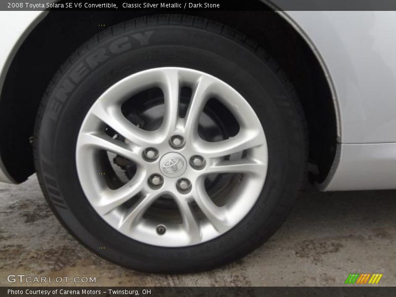 Classic Silver Metallic / Dark Stone 2008 Toyota Solara SE V6 Convertible