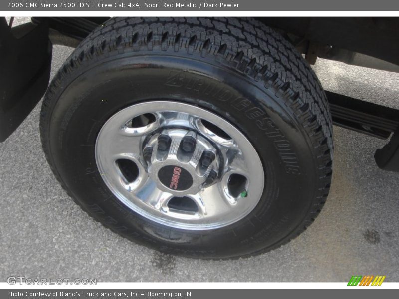 Sport Red Metallic / Dark Pewter 2006 GMC Sierra 2500HD SLE Crew Cab 4x4