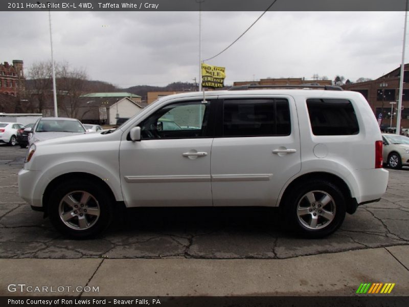Taffeta White / Gray 2011 Honda Pilot EX-L 4WD