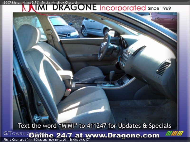 Smoke Metallic / Charcoal 2005 Nissan Altima 2.5 S