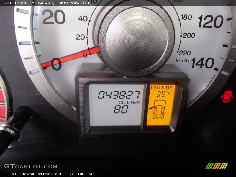 Taffeta White / Gray 2011 Honda Pilot EX-L 4WD