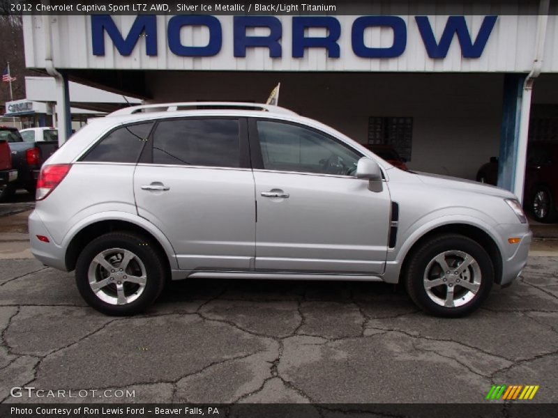Silver Ice Metallic / Black/Light Titanium 2012 Chevrolet Captiva Sport LTZ AWD