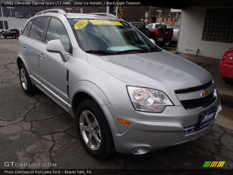 Silver Ice Metallic / Black/Light Titanium 2012 Chevrolet Captiva Sport LTZ AWD