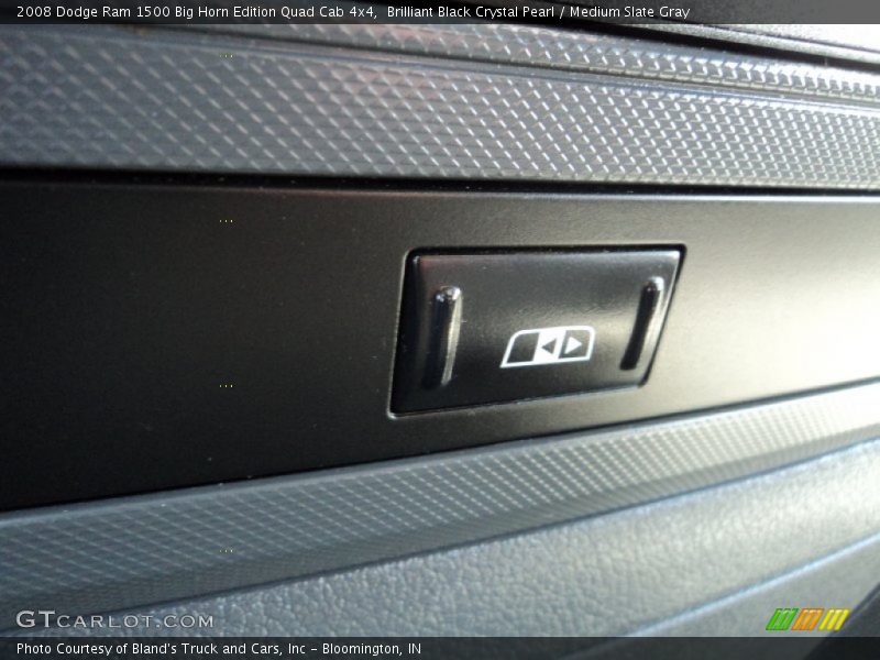 Brilliant Black Crystal Pearl / Medium Slate Gray 2008 Dodge Ram 1500 Big Horn Edition Quad Cab 4x4
