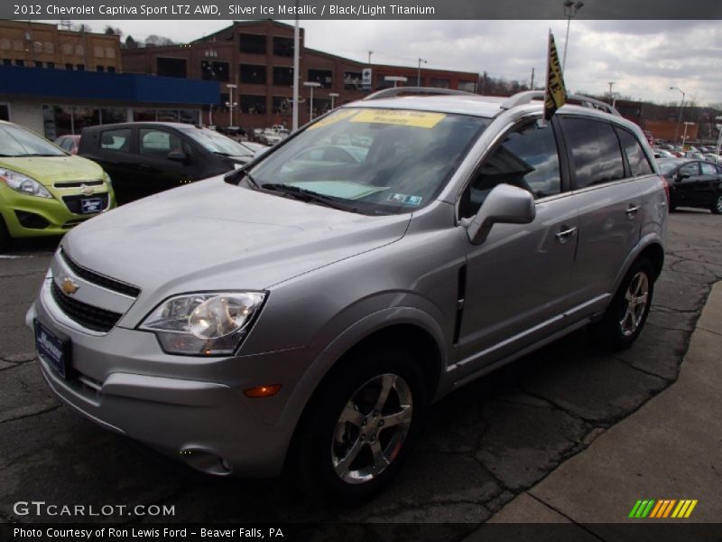 Silver Ice Metallic / Black/Light Titanium 2012 Chevrolet Captiva Sport LTZ AWD