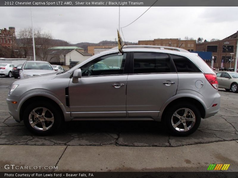 Silver Ice Metallic / Black/Light Titanium 2012 Chevrolet Captiva Sport LTZ AWD