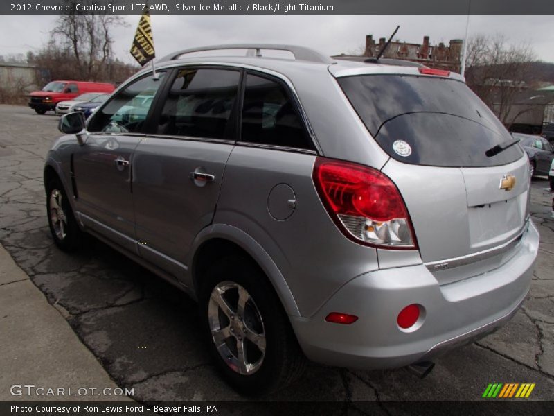 Silver Ice Metallic / Black/Light Titanium 2012 Chevrolet Captiva Sport LTZ AWD