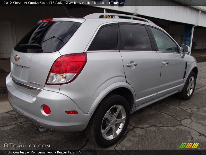 Silver Ice Metallic / Black/Light Titanium 2012 Chevrolet Captiva Sport LTZ AWD
