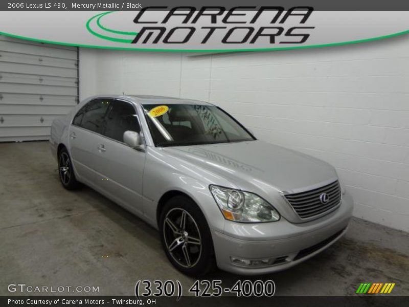 Mercury Metallic / Black 2006 Lexus LS 430
