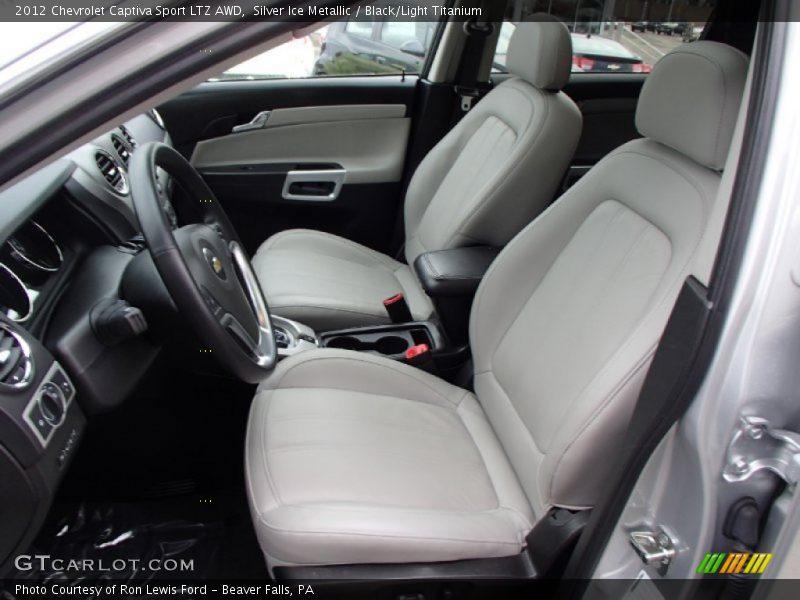Silver Ice Metallic / Black/Light Titanium 2012 Chevrolet Captiva Sport LTZ AWD