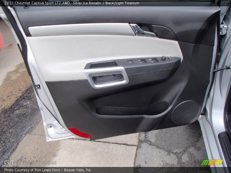 Silver Ice Metallic / Black/Light Titanium 2012 Chevrolet Captiva Sport LTZ AWD