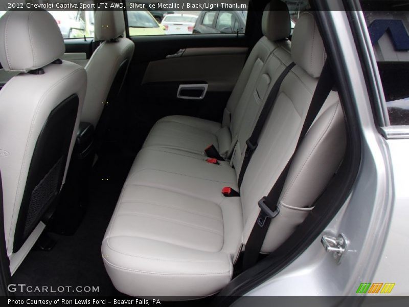 Silver Ice Metallic / Black/Light Titanium 2012 Chevrolet Captiva Sport LTZ AWD