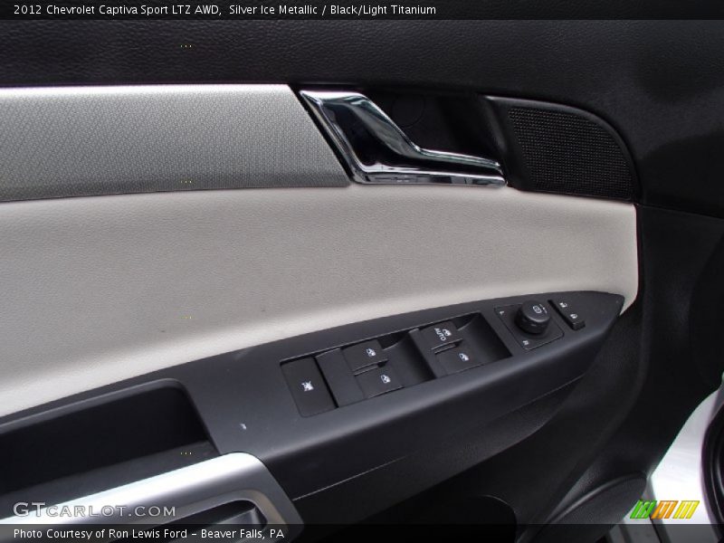 Silver Ice Metallic / Black/Light Titanium 2012 Chevrolet Captiva Sport LTZ AWD