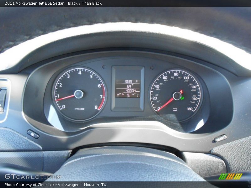 Black / Titan Black 2011 Volkswagen Jetta SE Sedan
