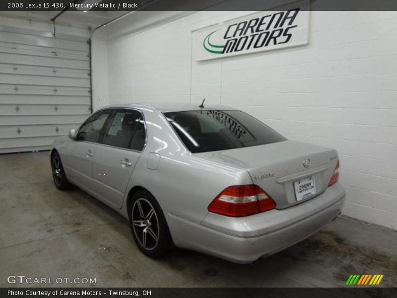 Mercury Metallic / Black 2006 Lexus LS 430