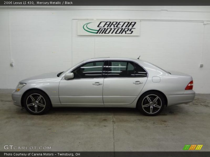 Mercury Metallic / Black 2006 Lexus LS 430