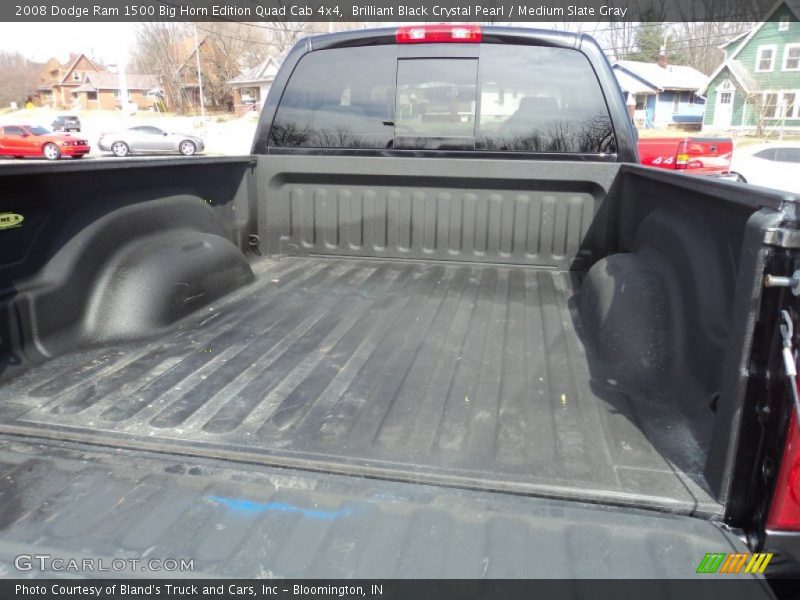 Brilliant Black Crystal Pearl / Medium Slate Gray 2008 Dodge Ram 1500 Big Horn Edition Quad Cab 4x4