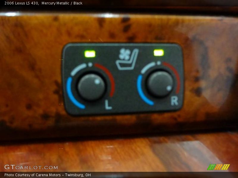 Mercury Metallic / Black 2006 Lexus LS 430