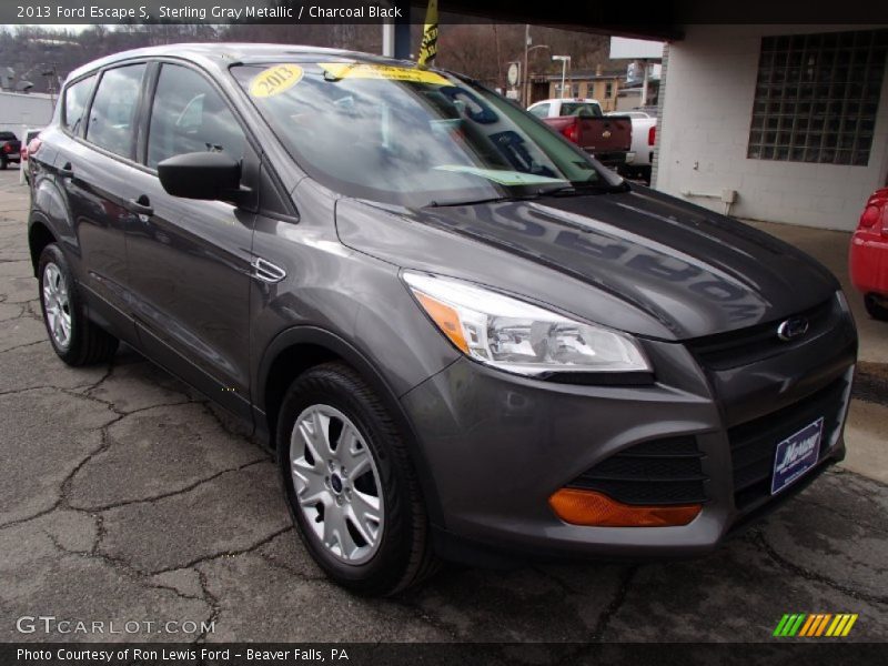 Sterling Gray Metallic / Charcoal Black 2013 Ford Escape S