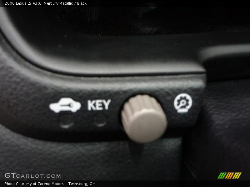 Mercury Metallic / Black 2006 Lexus LS 430
